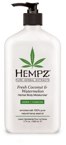 HEMPZ Fresh Coconut & Watermelon увлажняющий крем для тела, 500 мл